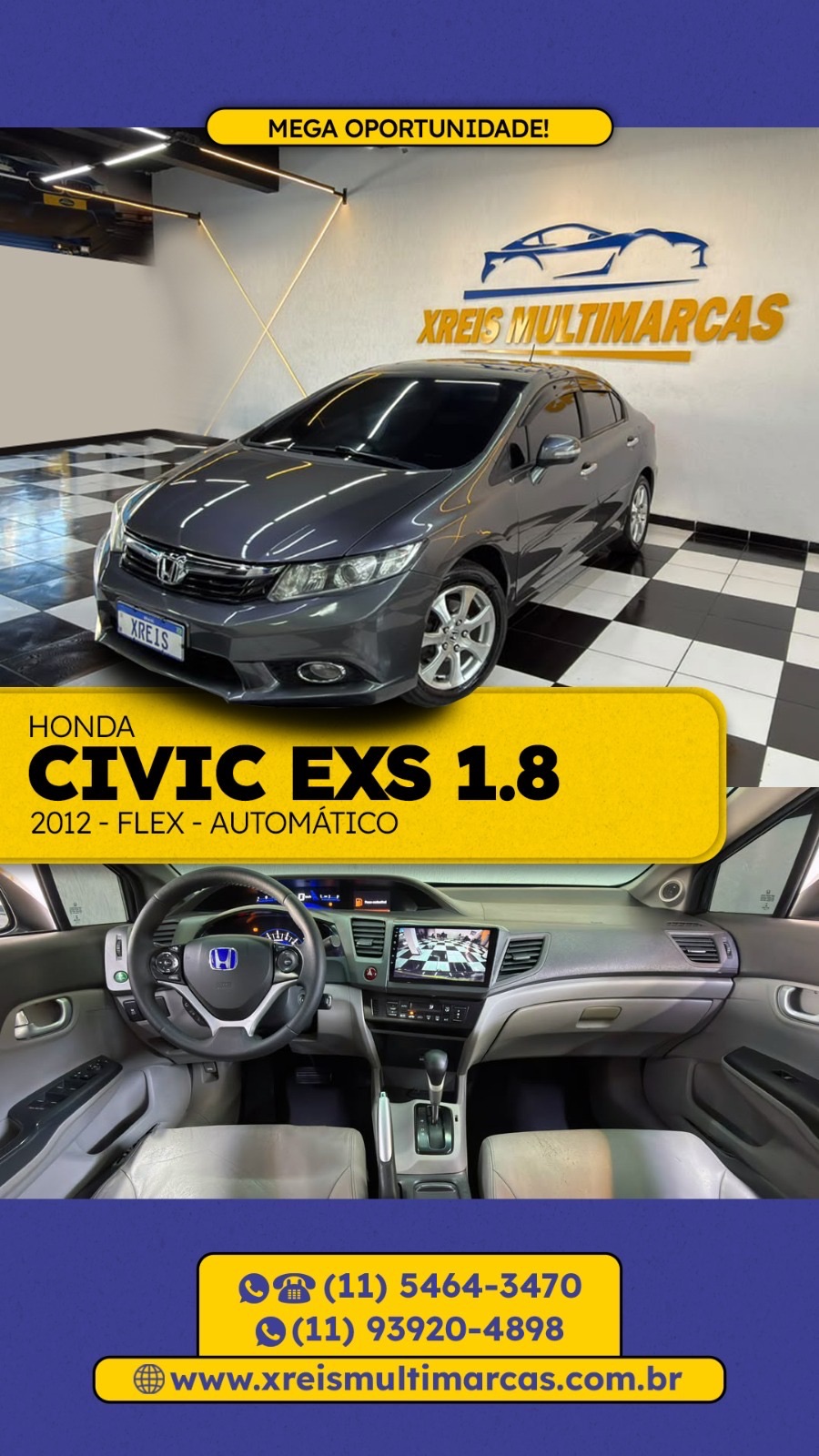 Civic Sedan EXS 1.8/1.8 Flex 16V Aut. 4p