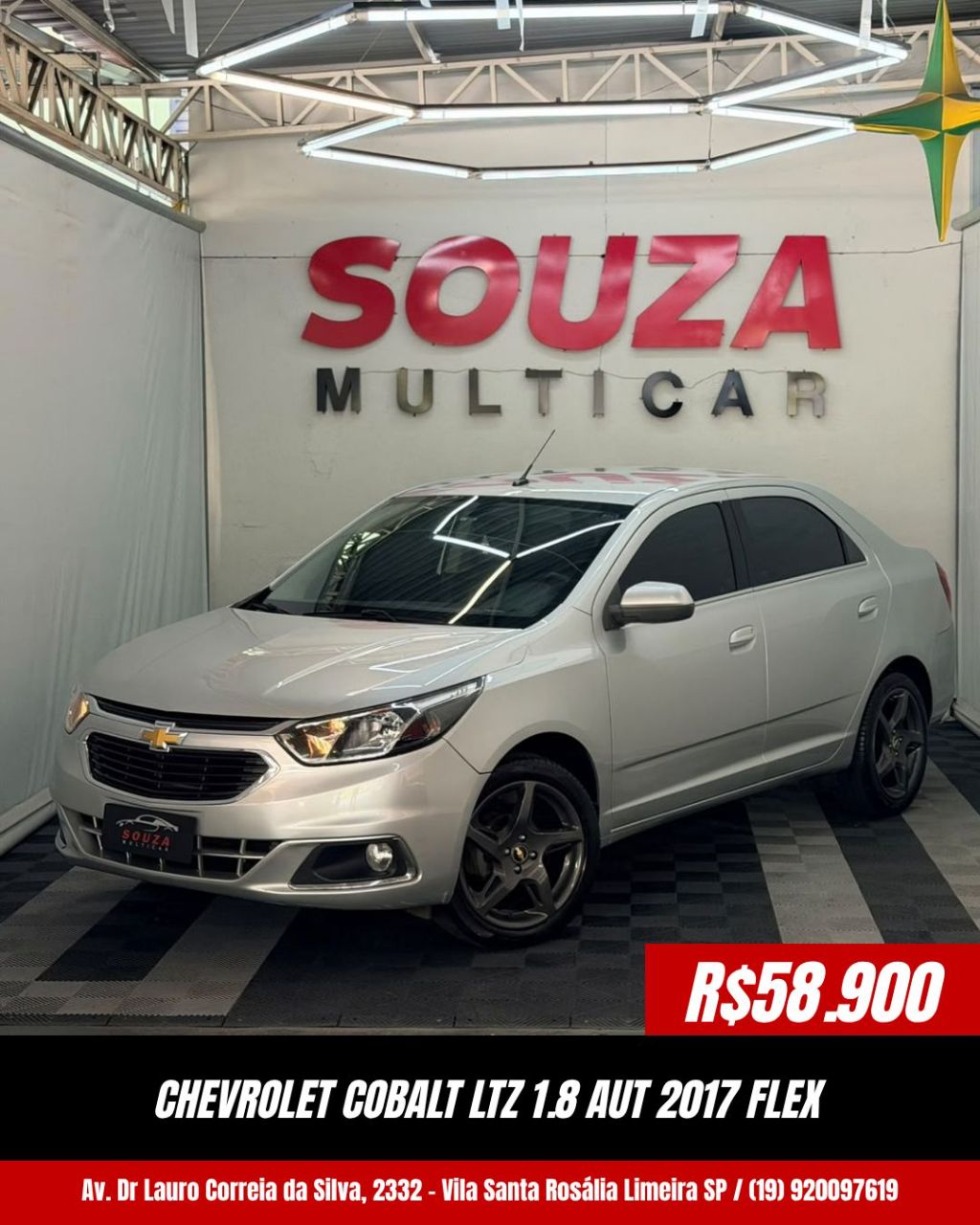 COBALT LTZ 1.8 8V Econo.Flex 4p Aut.