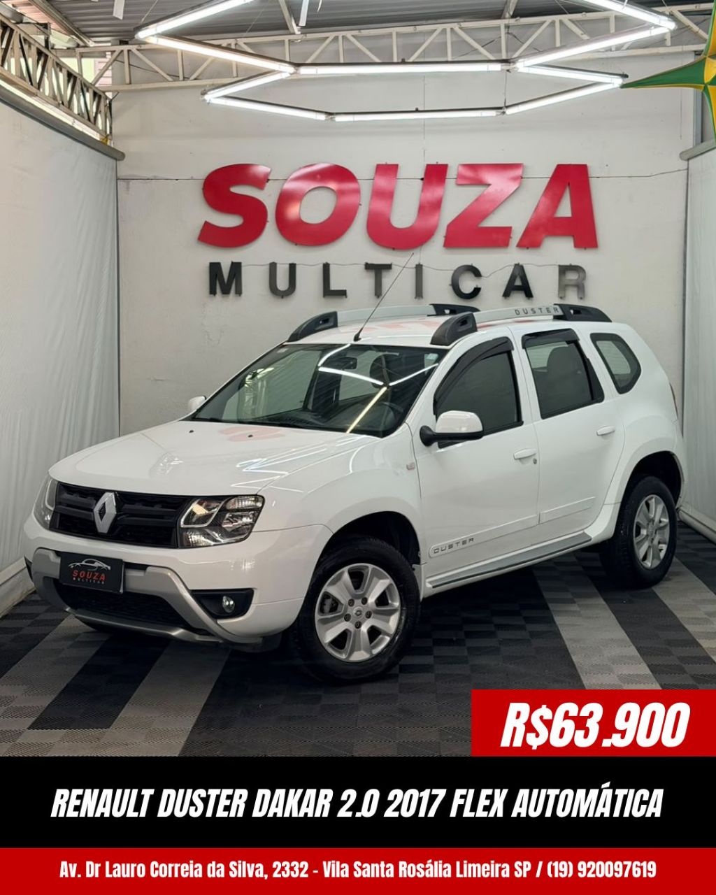 DUSTER DAKAR 4x2 2.0 Hi-Flex 16V Aut.
