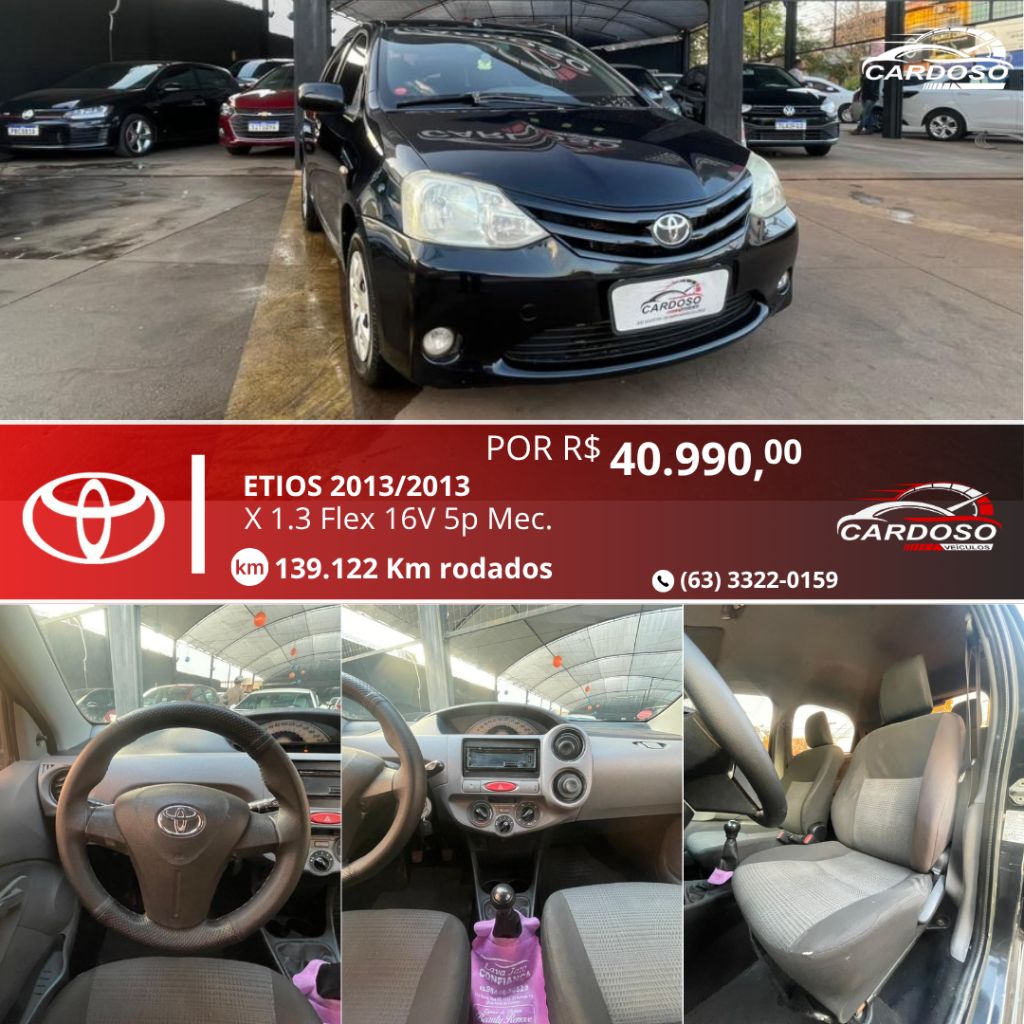 ETIOS X 1.3 Flex 16V 5p Mec.