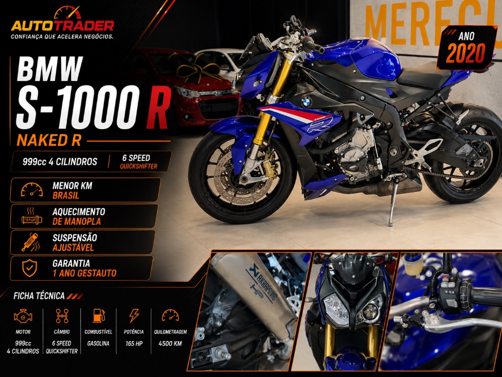 S 1000 R com 1 Ano de Garantia