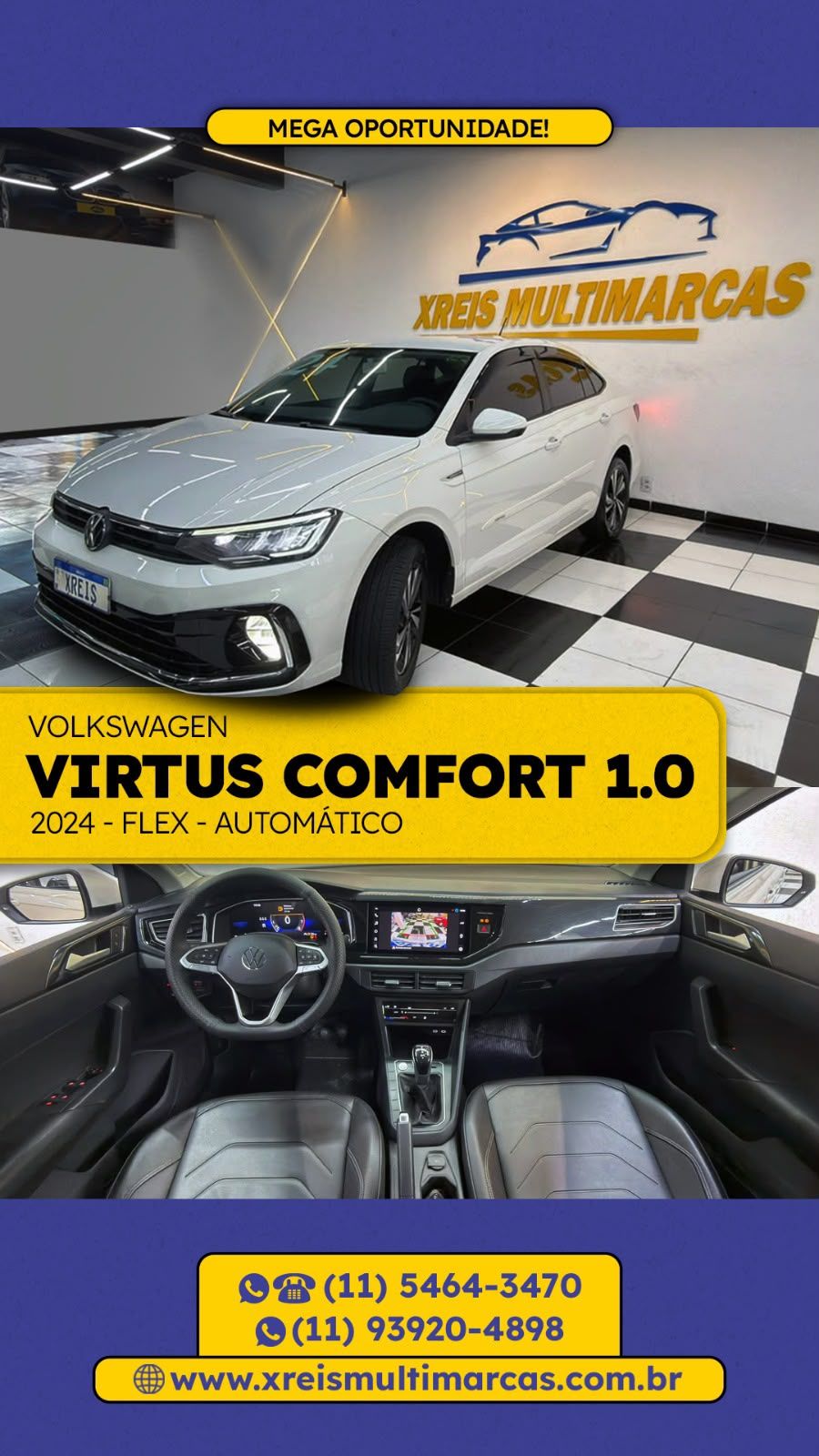 VIRTUS Comfort. 200 TSI 1.0 Flex 12V Aut