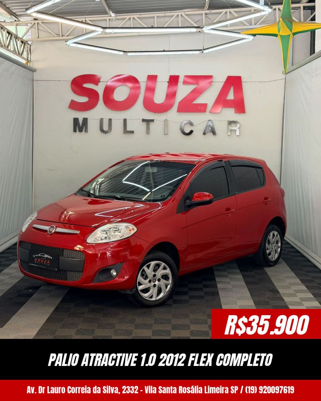 Palio ATTRACTIVE 1.0 EVO Fire Flex 8v 5p